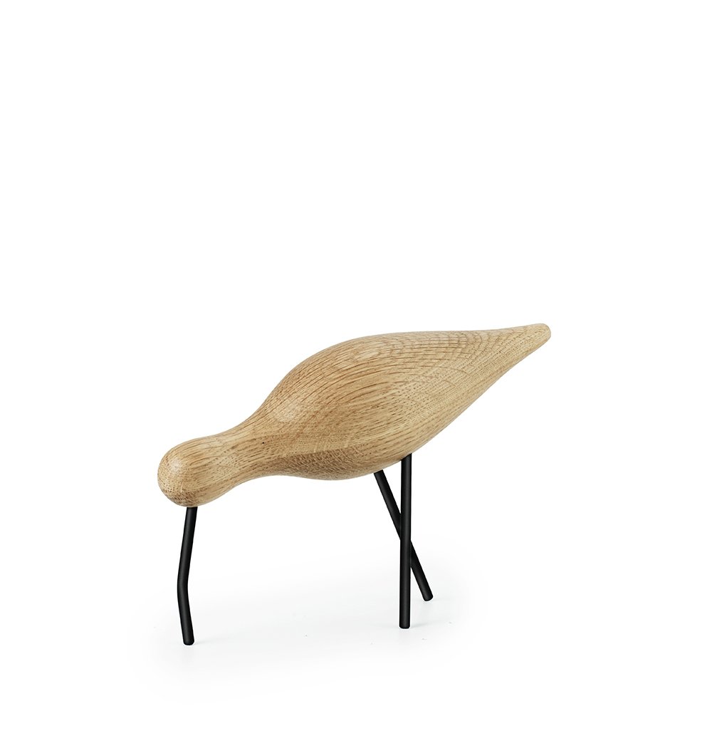 Normann Copenhagen Shorebird - Houten vogel Zwart 5