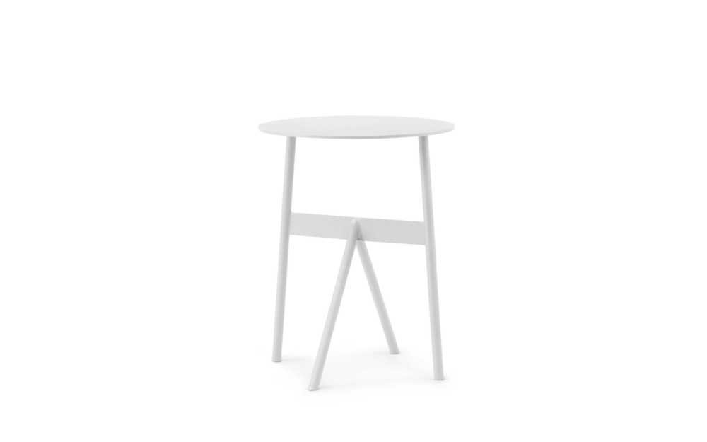 Normann Copenhagen Stock - Bijzettafel Wit - H 46 x Ø 37 cm 1