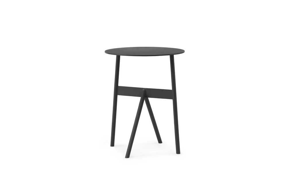 Normann Copenhagen Stock - Bijzettafel Zwart - H 46 x Ø 37 cm 1