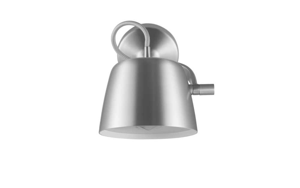 Normann Copenhagen Tub - Wandlamp Aluminum - H 9,6 x L 22,5 x Ø 13,2 cm 1