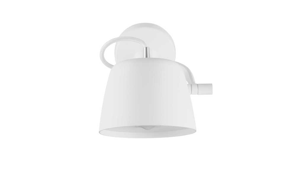 Normann Copenhagen Tub - Wandlamp Wit - H 9,6 x L 22,5 x Ø 13,2 cm 1