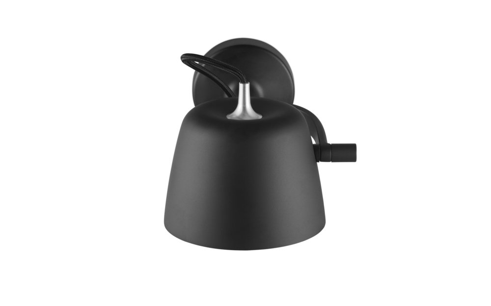 Normann Copenhagen Tub - Wandlamp Zwart - H 9,6 x L 22,5 x Ø 13,2 cm 2