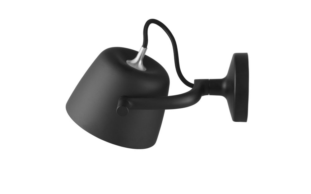 Normann Copenhagen Tub - Wandlamp Zwart - H 9,6 x L 22,5 x Ø 13,2 cm 4