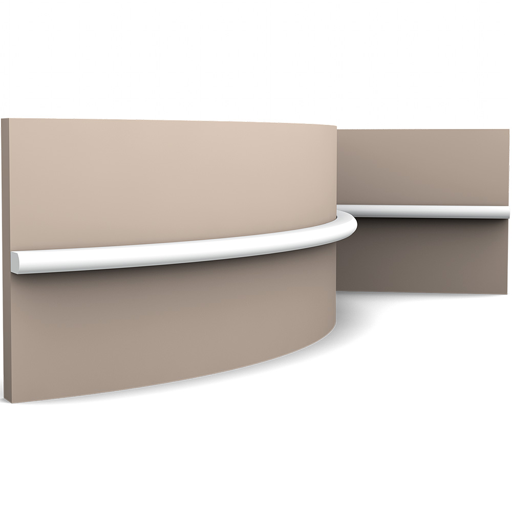 Orac Decor PX209F Ribbon Buigbare Wandlijst | Middenklasse | L 200 x H 1 x B 1,8 cm 1