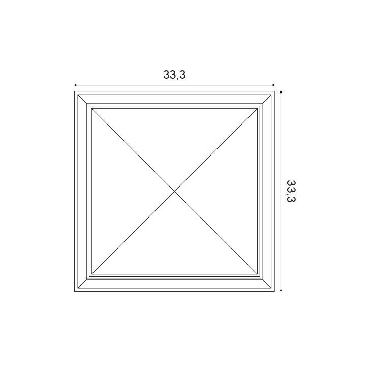 Orac Decor W123 Autoire 3D Wandpaneel - L 33,3 x H 33,3 x B 3,5 cm 3