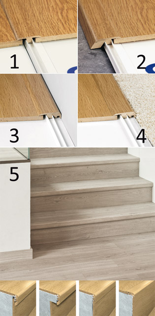 Quickstep Incizo profiel (13x48mm) in bijpassende kleur (5 in 1) 4