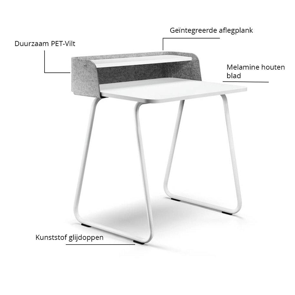 Sedus Secretair Home | Klein Thuiswerk Bureau 80 x 60 cm | Wit 5