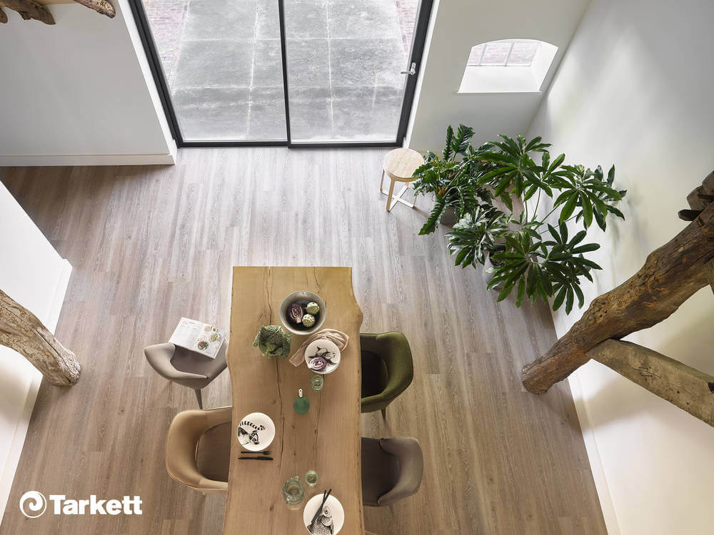 Tarkett iD Inspiration 55 - PVC Plak Highland Oak Beige - L 150 cm x B 25 cm 3