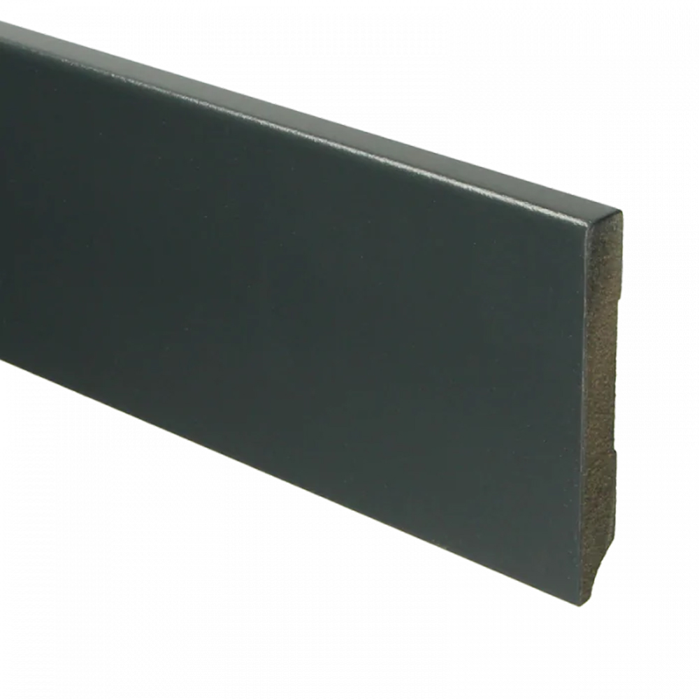 Trots MDF Plint Antraciet | Modern | RAL 7016 | 12 x 70 x 2440 mm 1