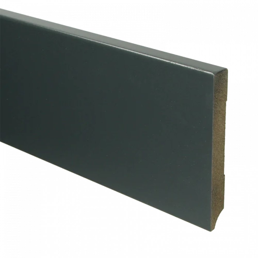 Trots MDF Plint Antraciet | Modern | RAL 7016 | 15 x 120 x 2440 mm 1