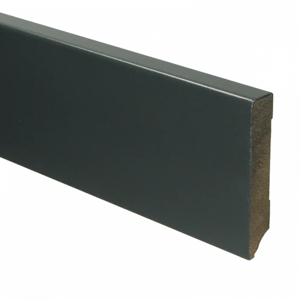 Trots MDF Plint Antraciet | Modern | RAL 7016 | 15 x 94 x 2440 mm 1