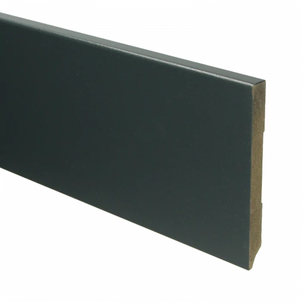 Trots MDF Plint Antraciet | Modern | RAL 7016 | 9 x 120 x 2440 mm 1