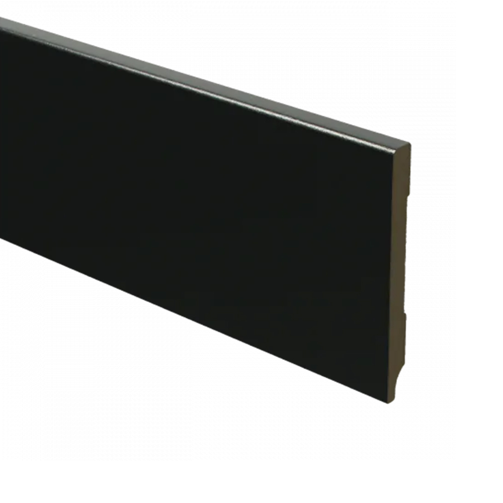 Trots MDF Plint Gitzwart | Modern | RAL 9005 | 9 x 94 x 2440 mm 1