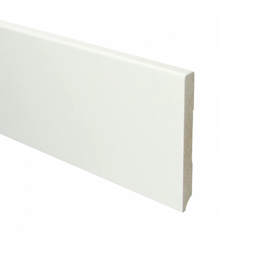 Trots MDF Plint Verkeerswit | Modern | RAL 9016 | 12 x 120 x 2440 mm 1