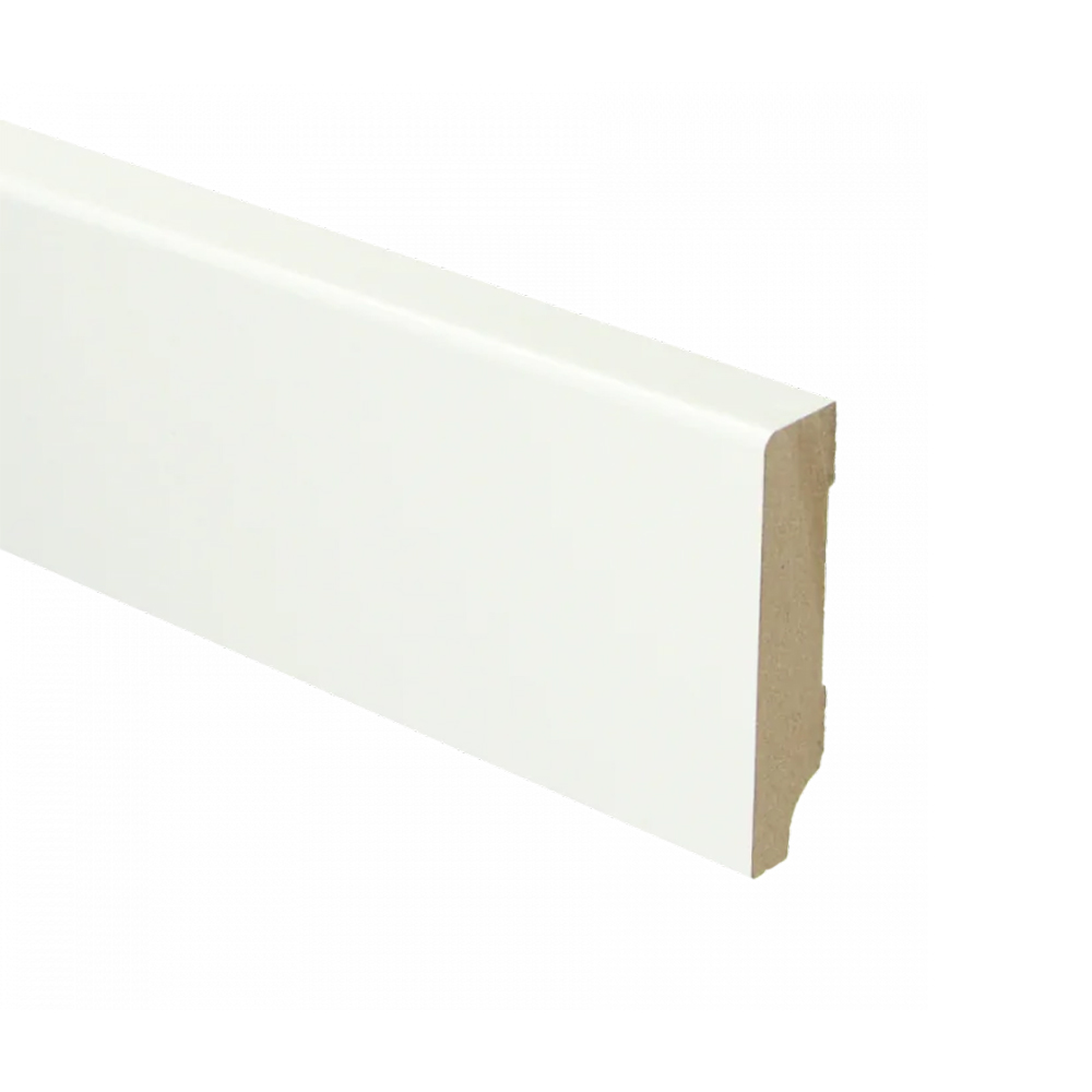 Trots MDF Plint Verkeerswit | Modern | RAL 9016 | 15 x 70 x 2440 mm 1