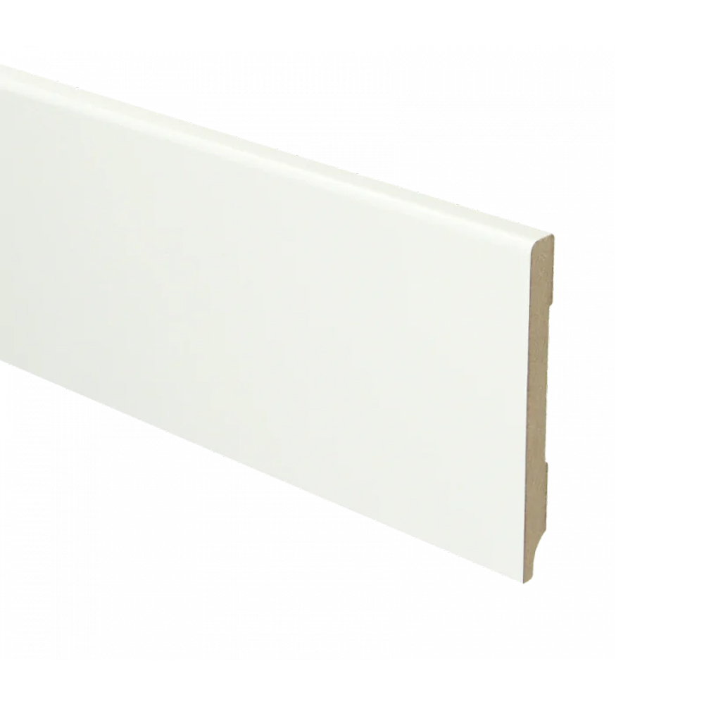 Trots MDF Plint Verkeerswit | Modern | RAL 9016 | 9 x 94 x 2440 mm 1