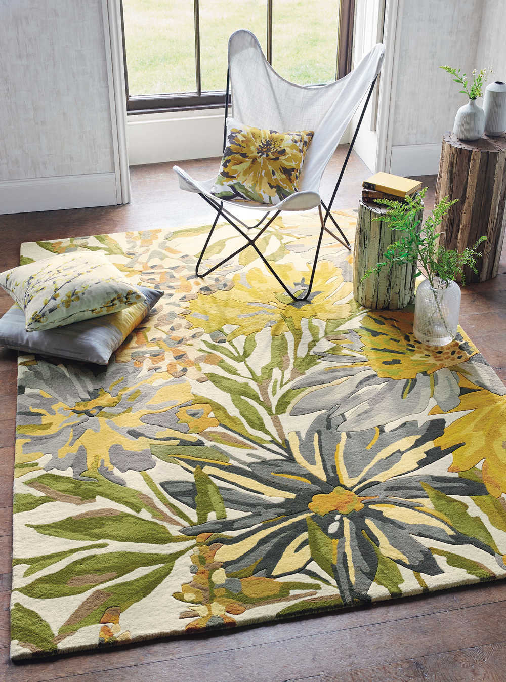 Vloerkleed Harlequin Floreale Maize 44906 2