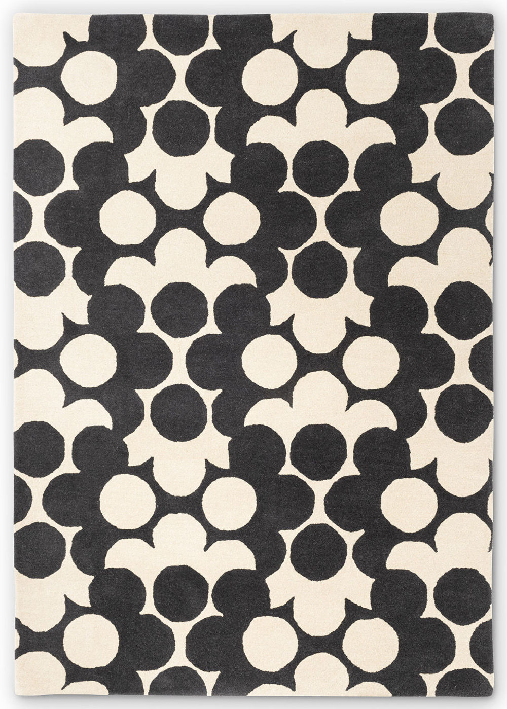 Vloerkleed Orla Kiely Puzzle Flower Slate 60905 1