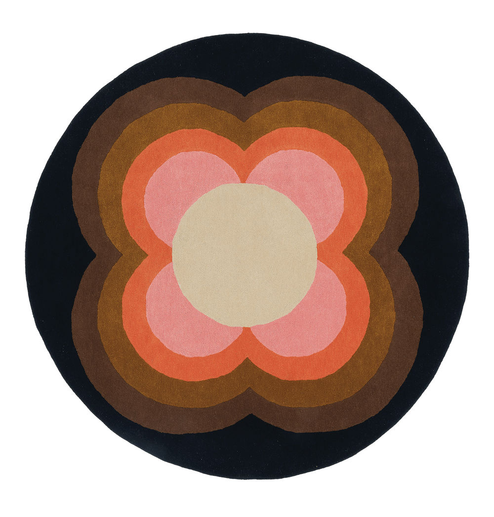 Vloerkleed Orla Kiely Sunflower Pink 60005 1