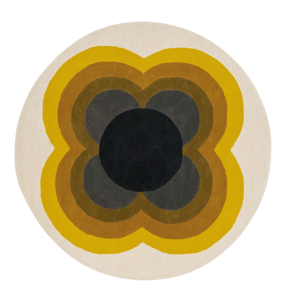 Vloerkleed Orla Kiely Sunflower Yellow 60006 1