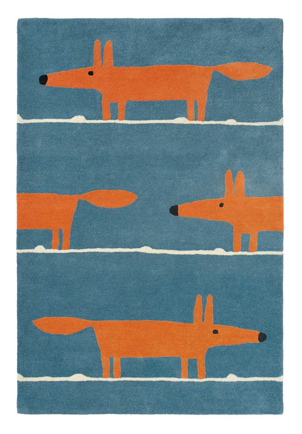 Vloerkleed Scion Mr Fox Denim 25318 1