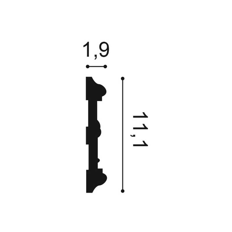 Wand of Plafondlijst Orac Luxxus P7020 2