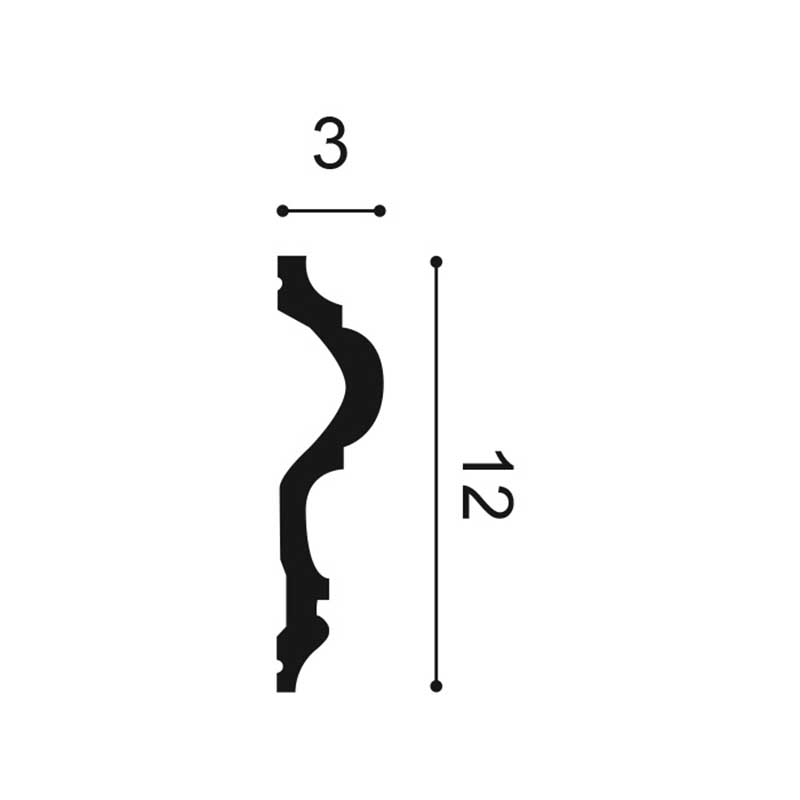 Wand of Plafondlijst Orac Luxxus P8050 4