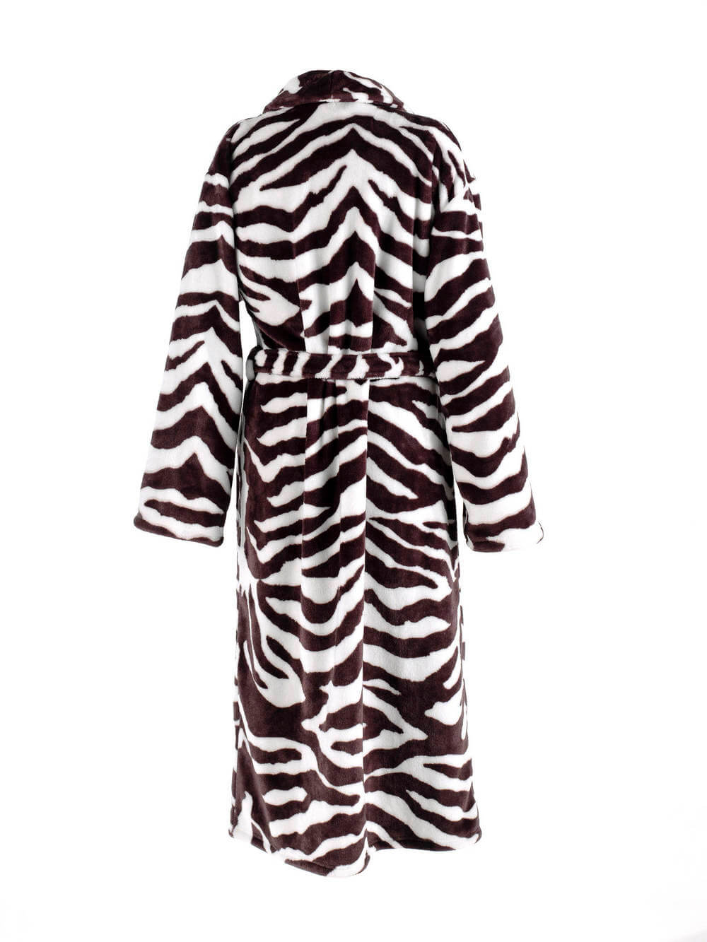 Zo! Home Badjas Lang - Zebra print - Unisex - Polyester 2